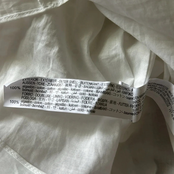 Zara White Mini Dress - Picture 6 of 6